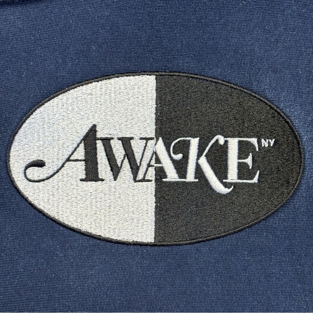 Awake Ny Embroidered Split Logo Patch Hoodie Smal… - image 7